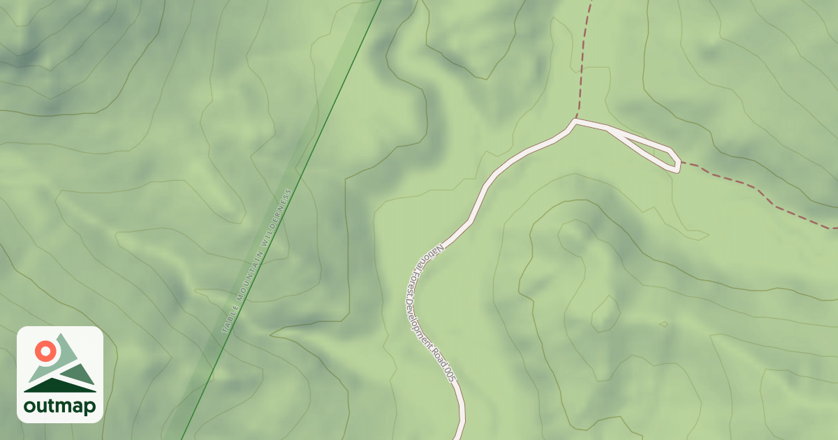 Map of BARLEY CREEK CG LOOP B