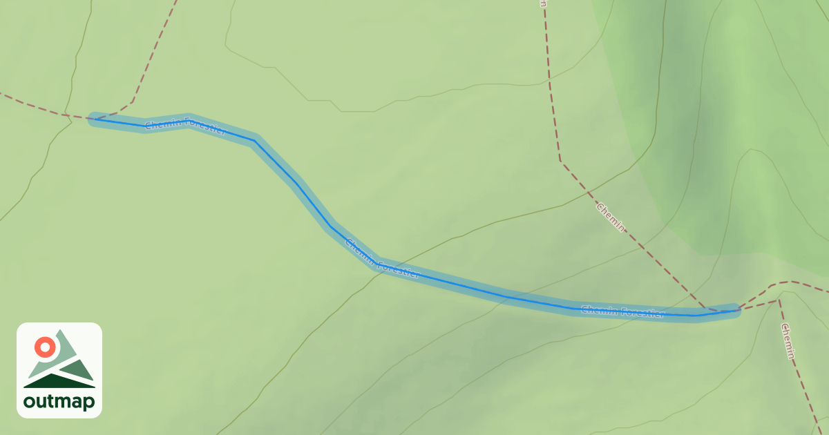 Map of Chemin Forestier