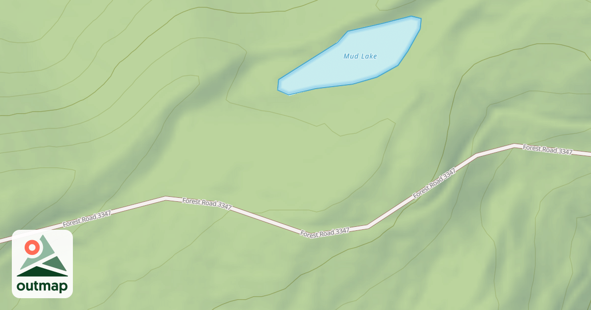 Map of MUD LAKE