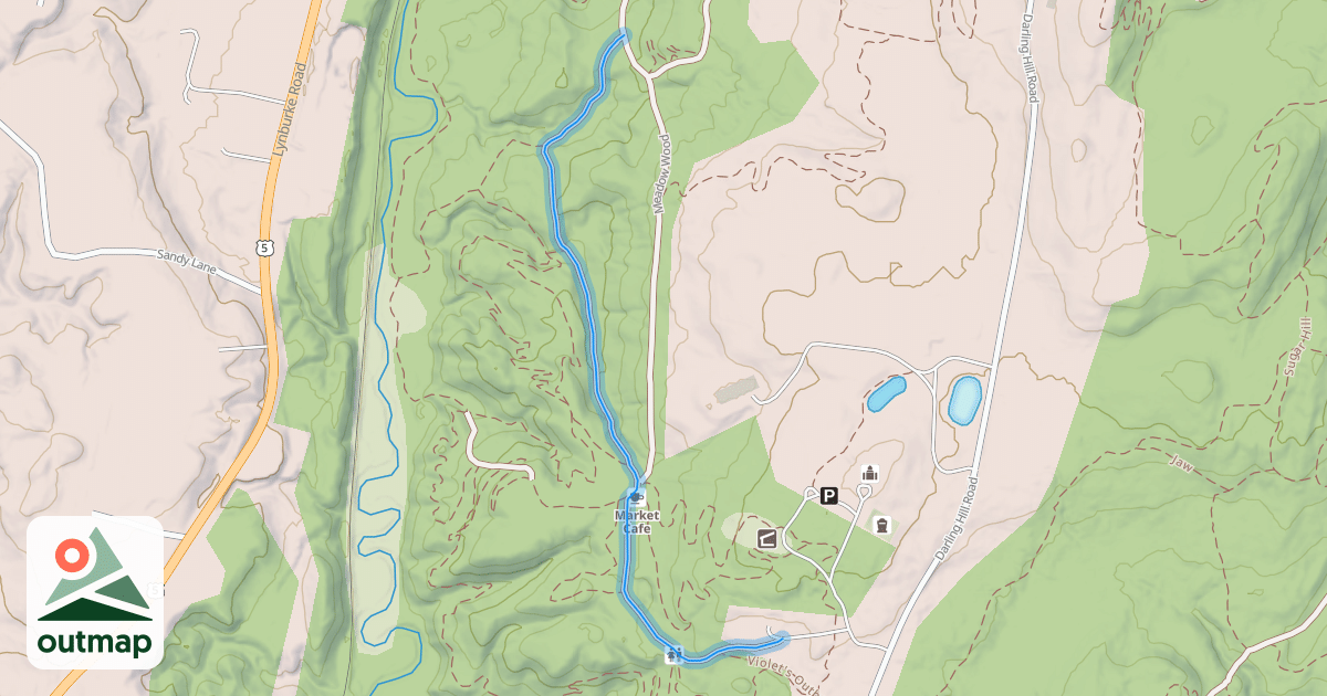 Map of Violet's Outback