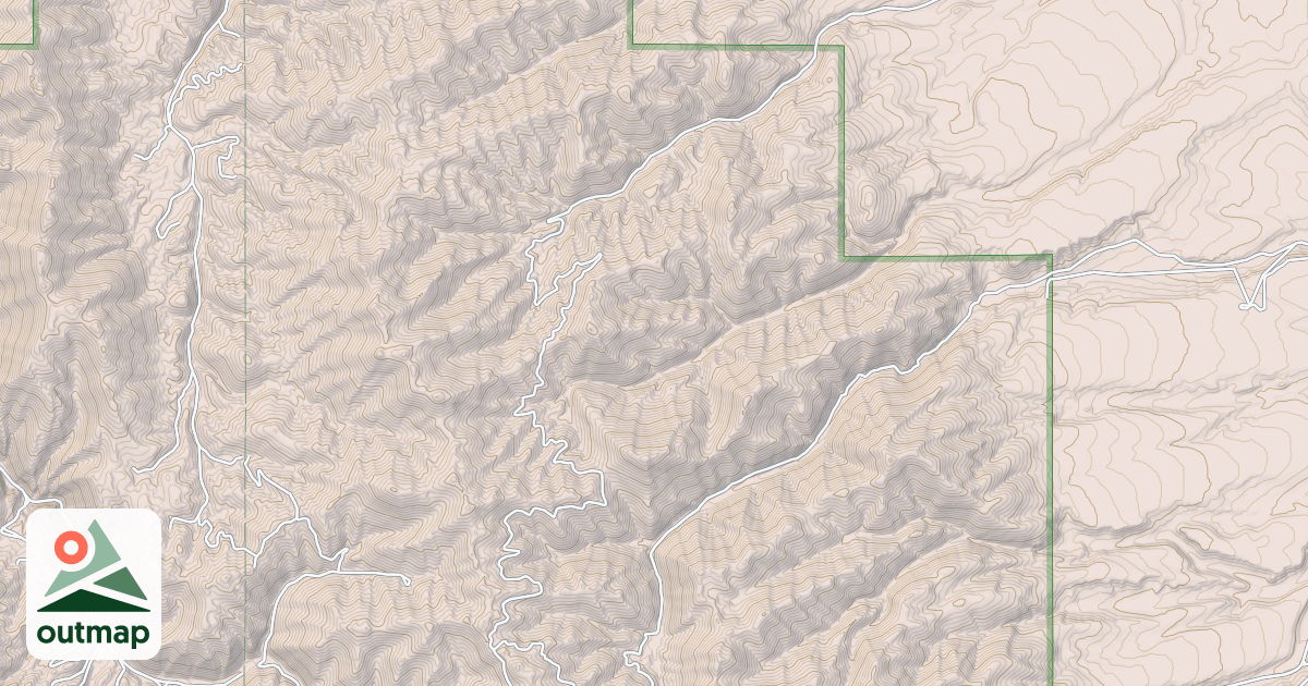 Map of GREEN CANYON