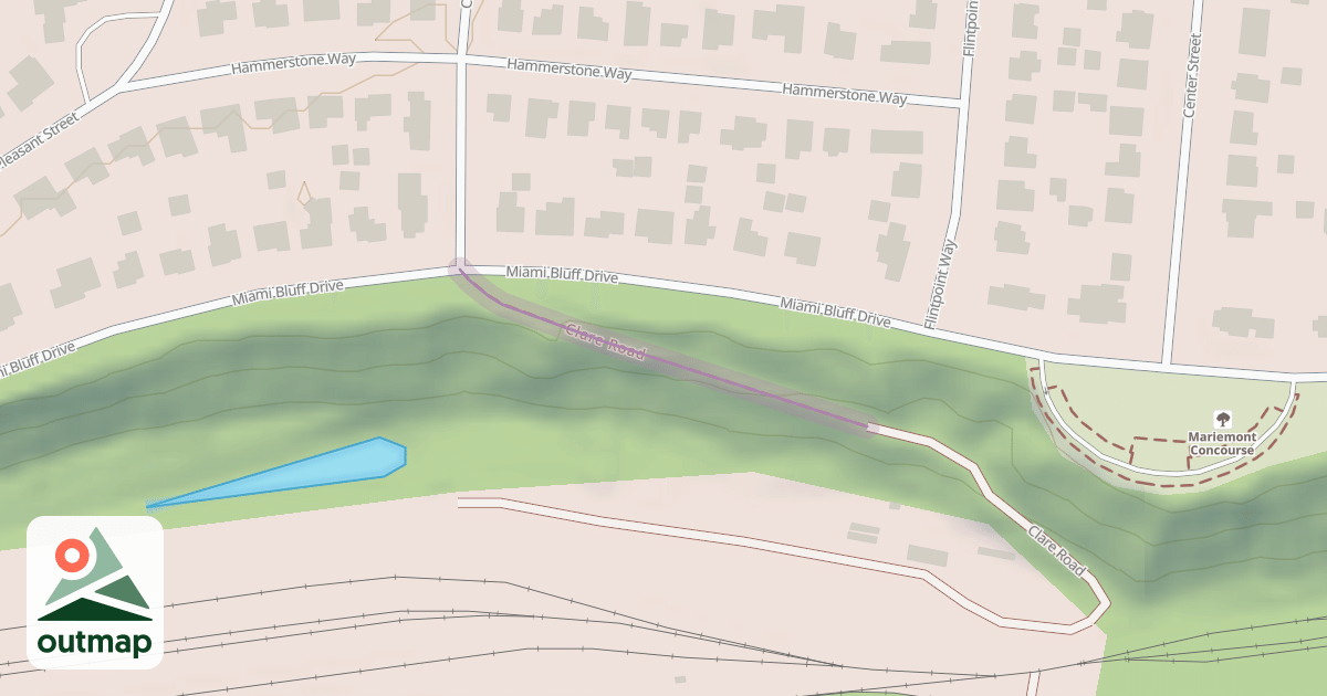 Map of Clare Road