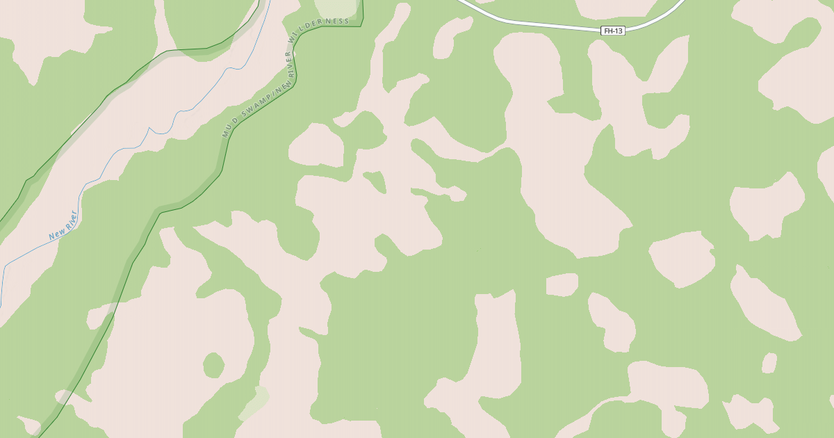 Map preview of USFS National Forest System Roads {3D39AF05-28EE-4347-9F3F-0B75ECB894BE}