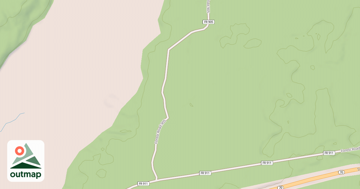 Map of FR 905
