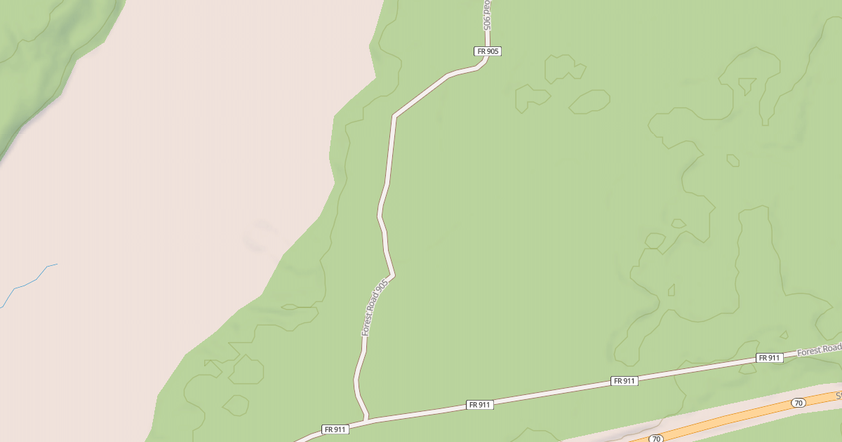 Map preview of FR 905