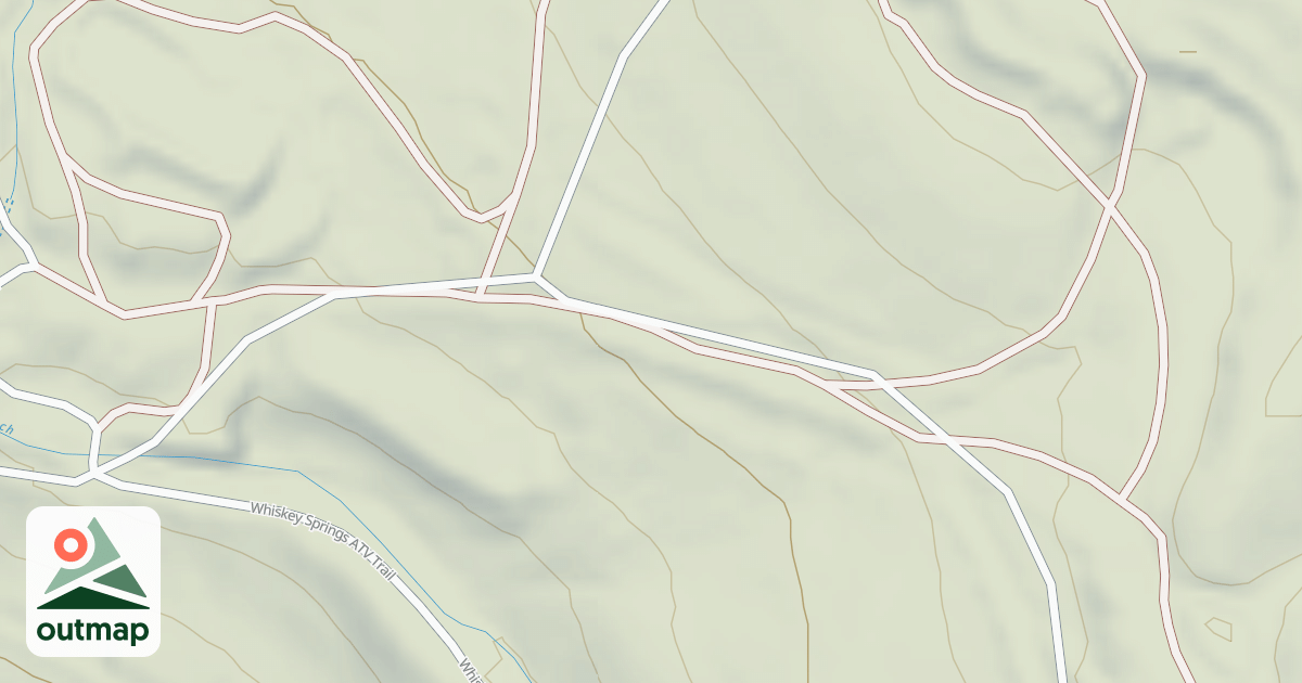 Map of Whiskey Springs Trails