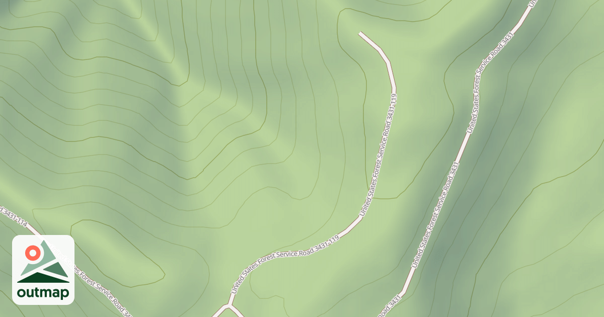 Map of USFS National Forest System Roads {772A3C0D-1EBD-4B15-8A3B-9D8923406A05}