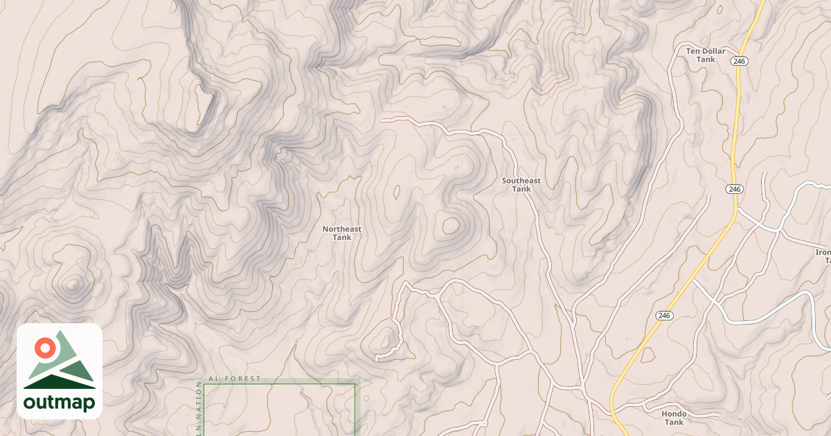 Map of USFS Motor Vehicle Use Map Roads {6A986005-8916-4C05-9C21-E46DC2C08585}