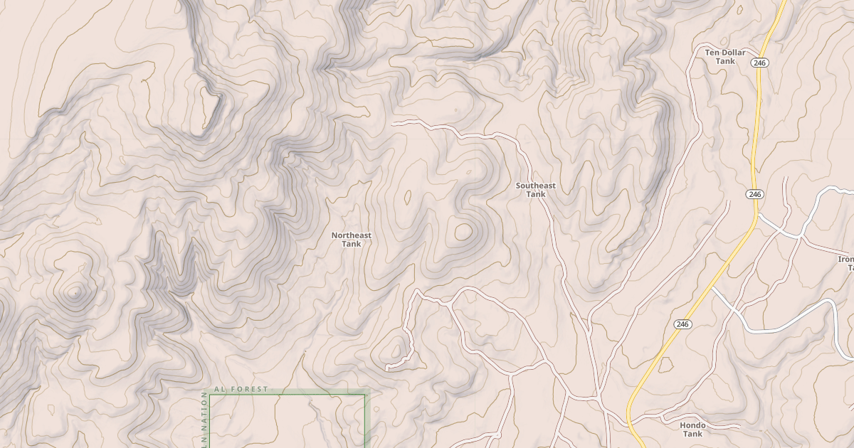 Map preview of USFS Motor Vehicle Use Map Roads {6A986005-8916-4C05-9C21-E46DC2C08585}