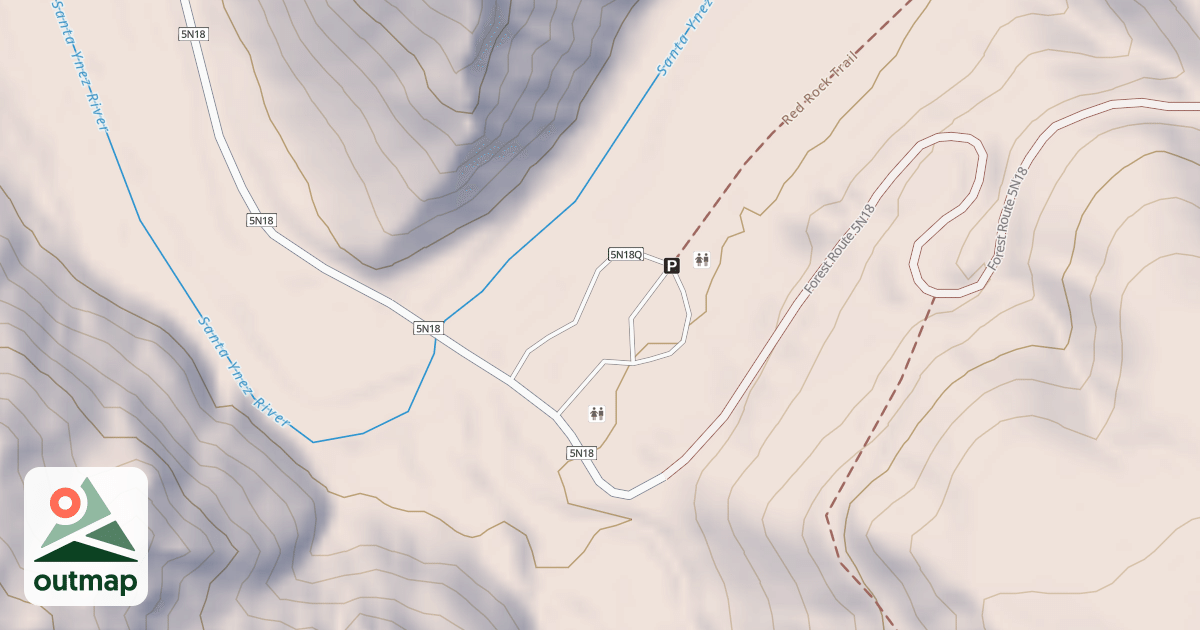 Map of RED ROCK DUA TH