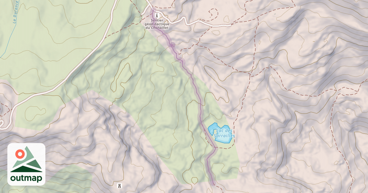 Map of Sentier Géologique