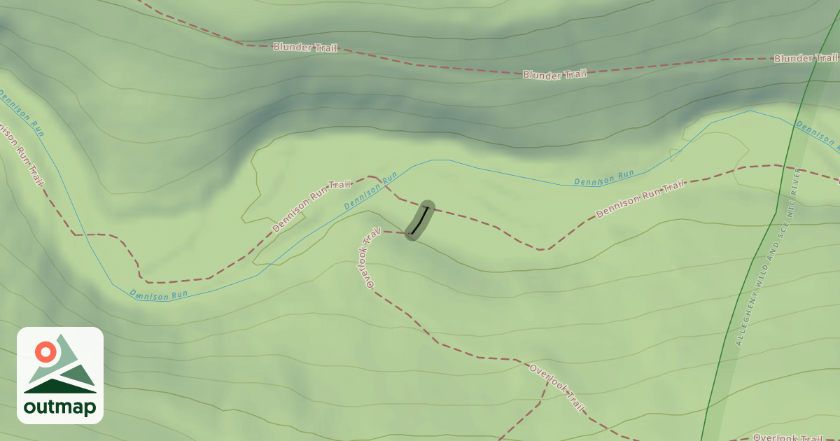Map of Overlook Trail