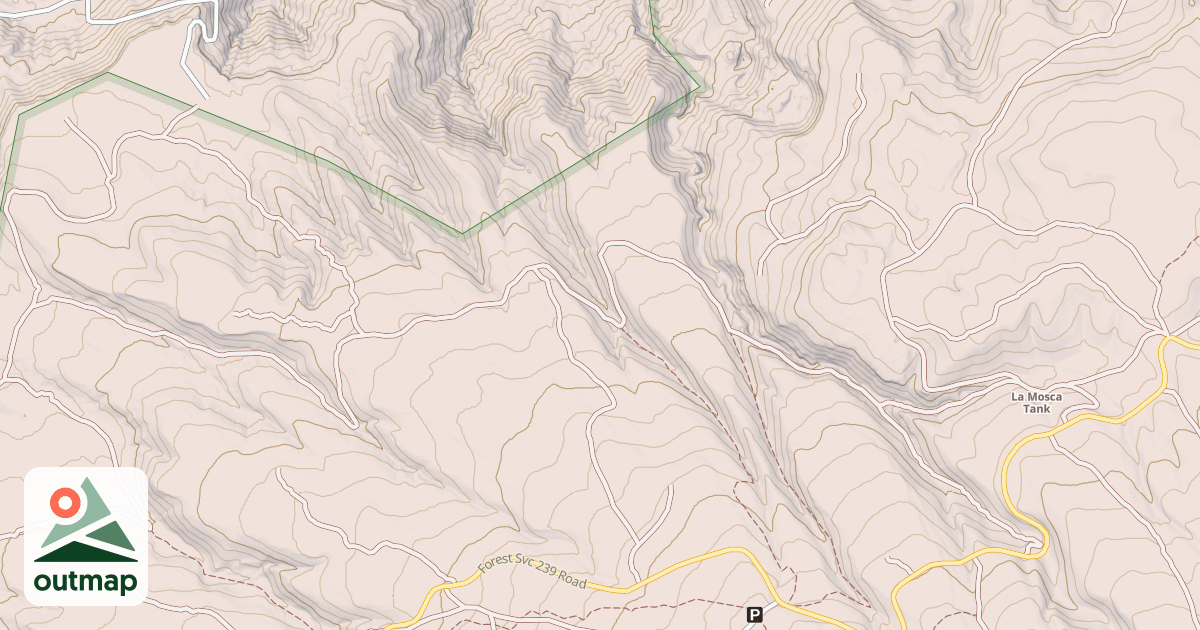 Map of USFS Motor Vehicle Use Map Roads {4CE413F2-A135-438F-8370-F22F9290198D}