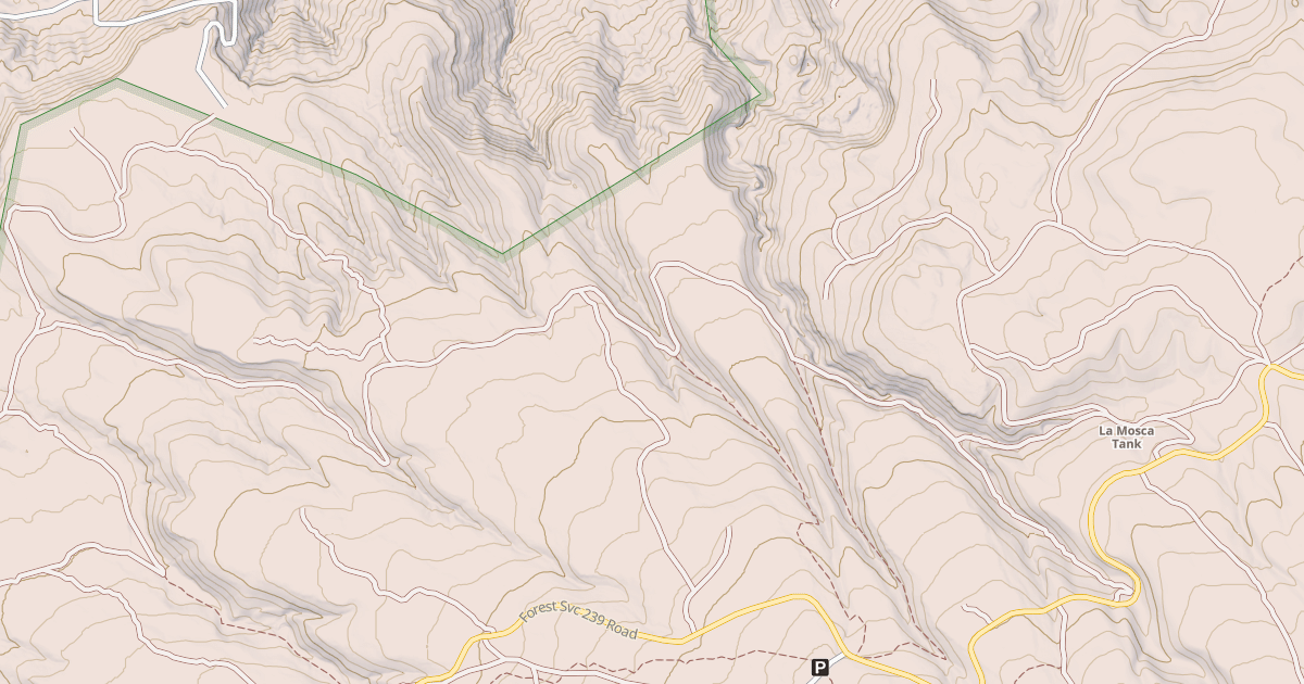Map preview of USFS Motor Vehicle Use Map Roads {4CE413F2-A135-438F-8370-F22F9290198D}