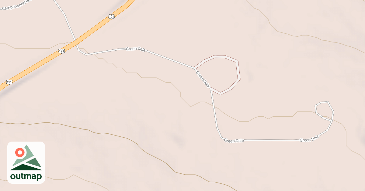 Map of GREENDALE EAST CG