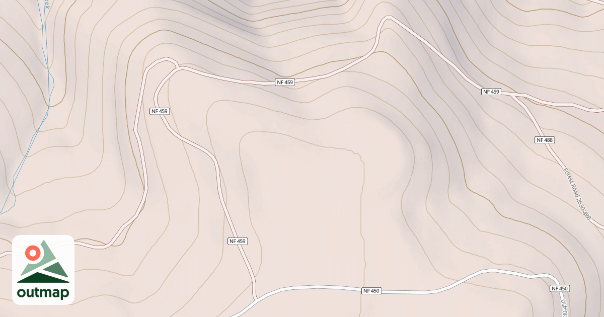 Map of USFS National Forest System Roads {134154D4-838F-43EF-B919-F10ACF0A0544}