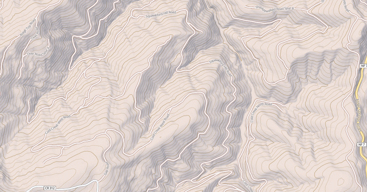 Map preview of SQUAWKFORD HILL