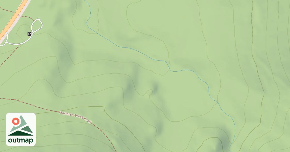 Map of MINE SHAFT ROAD