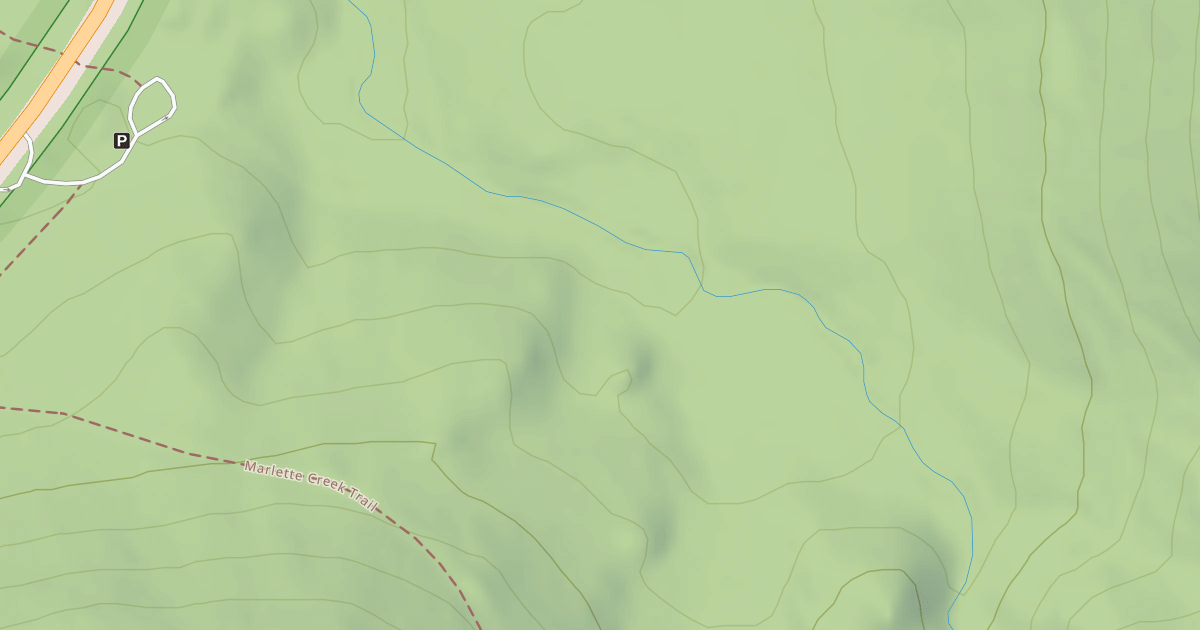 Map preview of MINE SHAFT ROAD