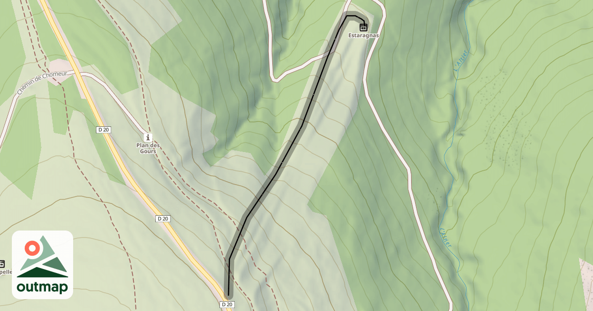 Map of Estaragnas