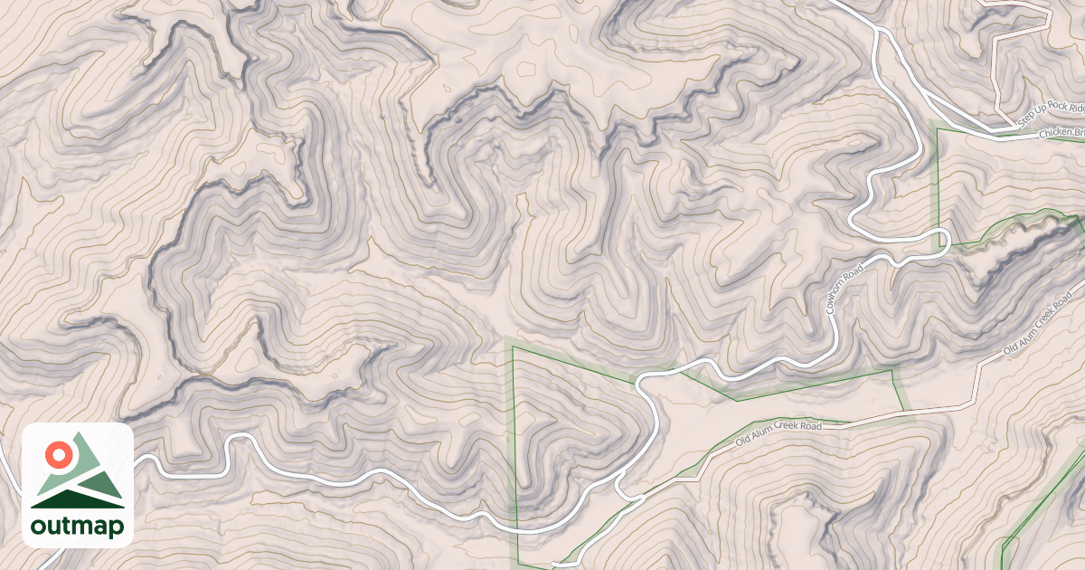 Map of STALLION FORK
