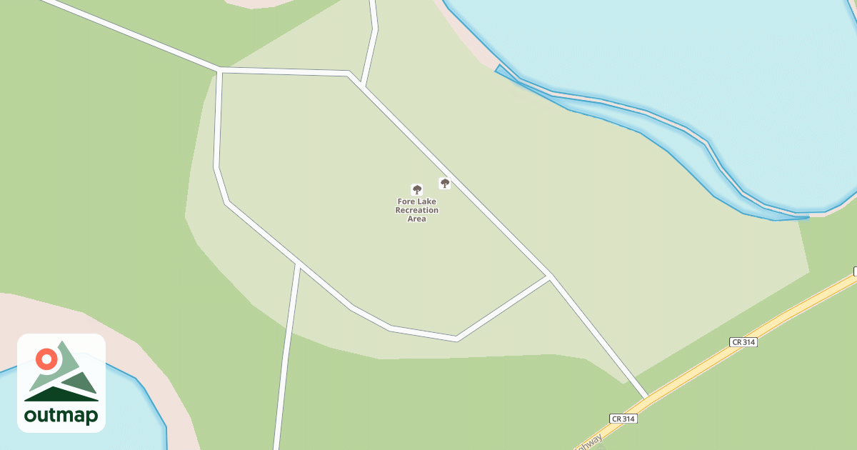 Map of FORE LAKE