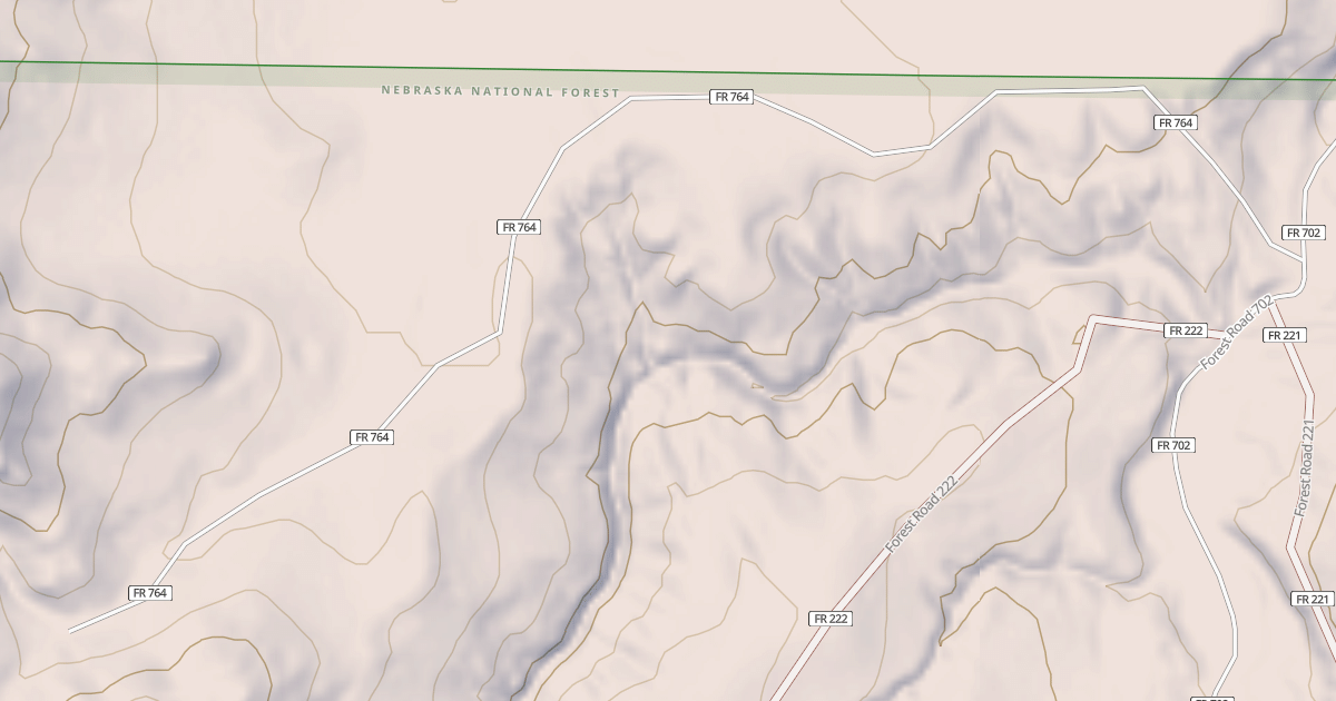 Map preview of USFS National Forest System Roads {81E45AA6-3742-460C-AA28-380FB78197FC}