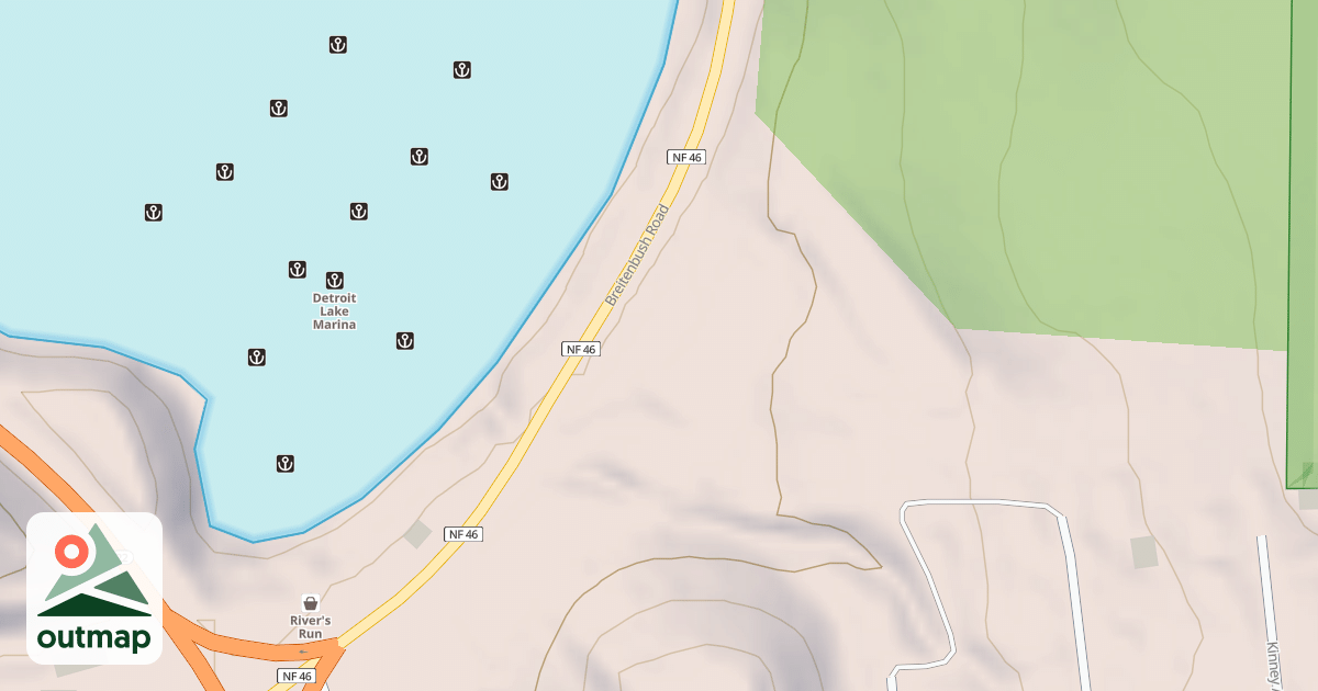 Map of USFS Motor Vehicle Use Map Roads {BDBA582D-17AE-4A4F-B650-E8FC78F56627}