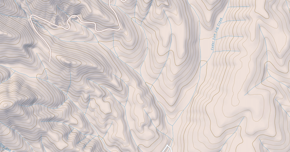 Map preview of CEDAR SALT IRON CANYON EA