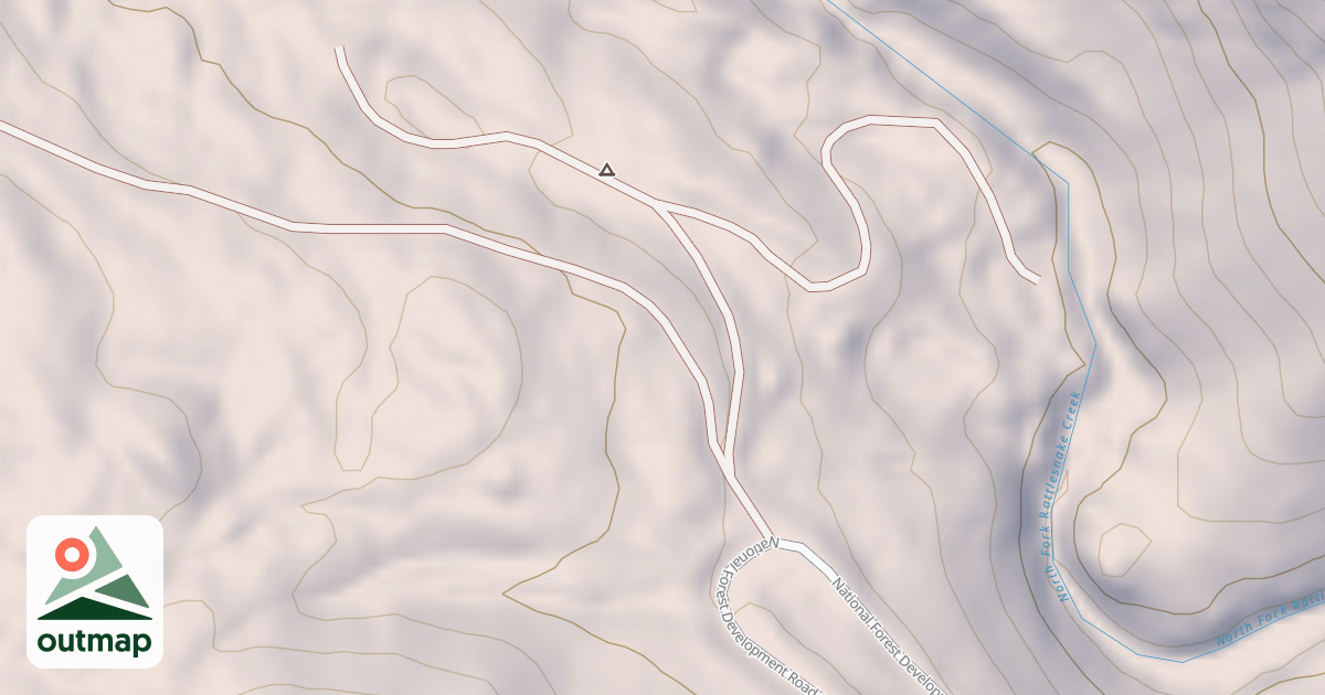 Map of USFS National Forest System Roads {B18069B2-23F1-4E55-9F94-56F66797E939}
