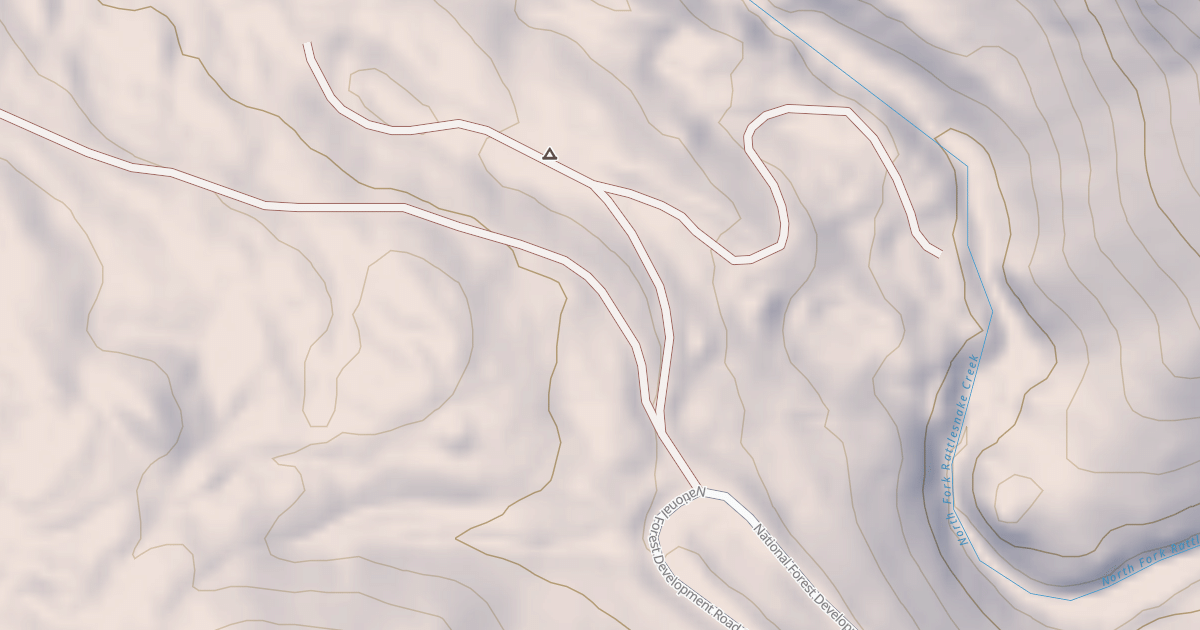 Map preview of USFS National Forest System Roads {B18069B2-23F1-4E55-9F94-56F66797E939}