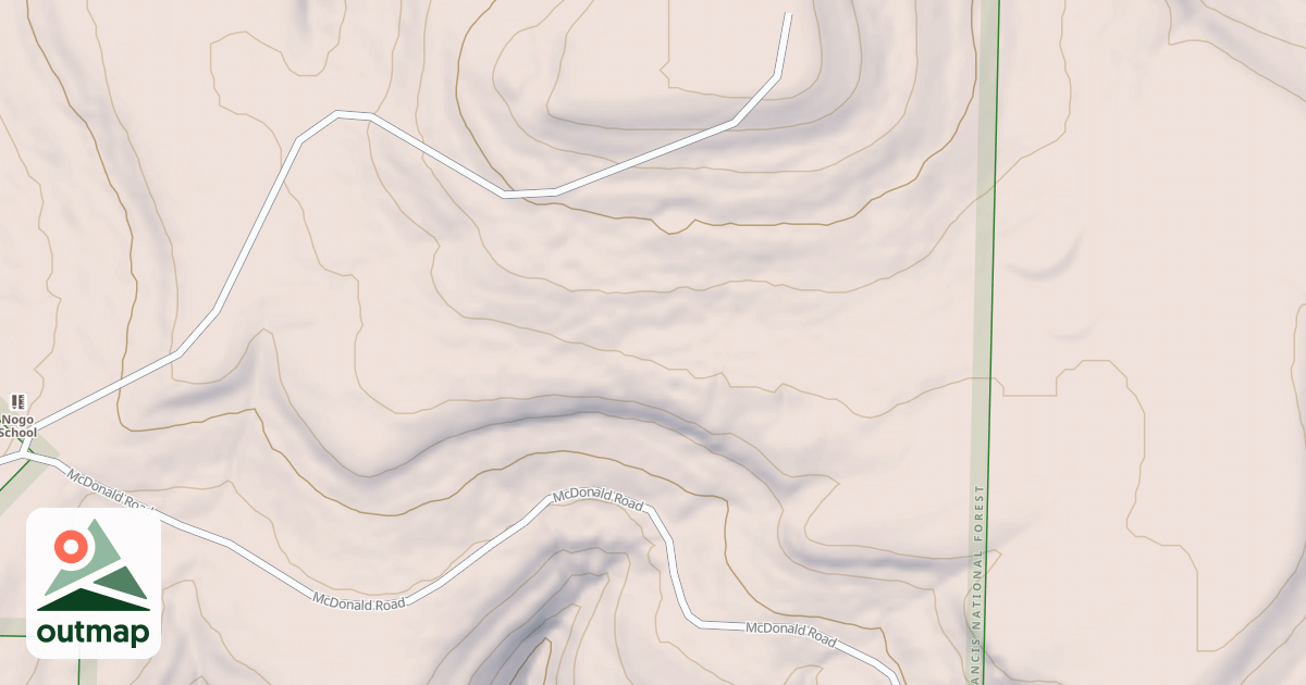 Map of USFS Motor Vehicle Use Map Roads {816EEAA9-0E22-4435-A371-7D0A39B4D4DB}