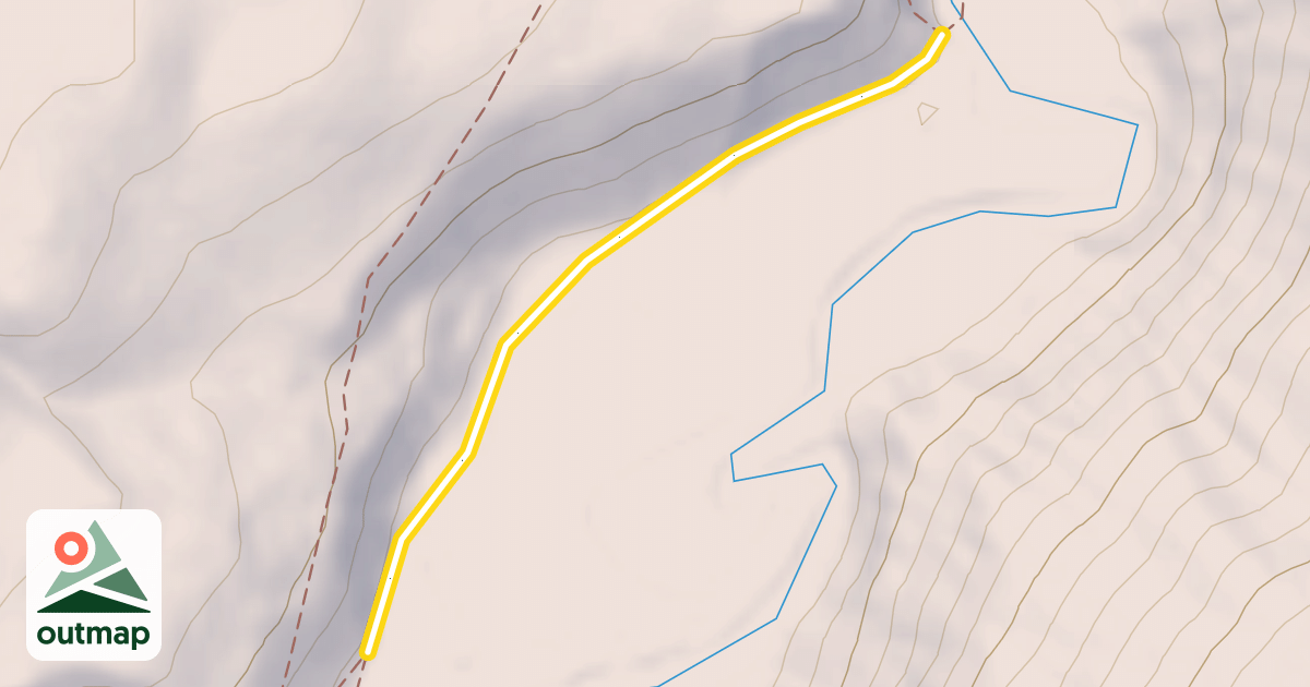 Map of North Fork Of Fish Creek Pack Trail