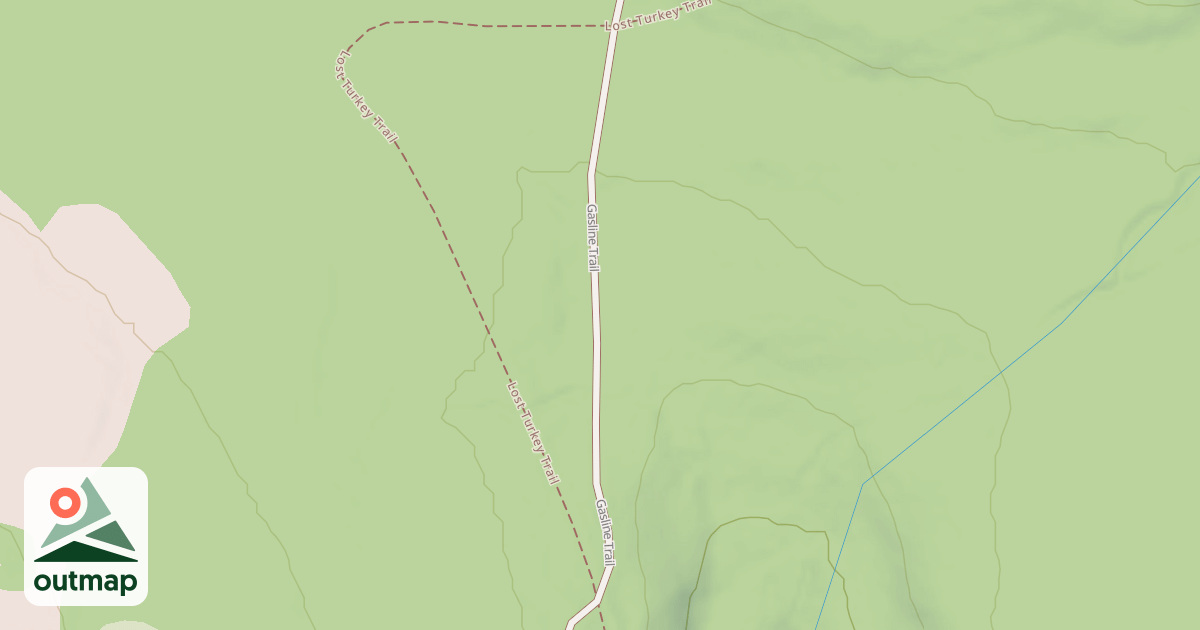 Map of Babcock Division Snowmobile Trails