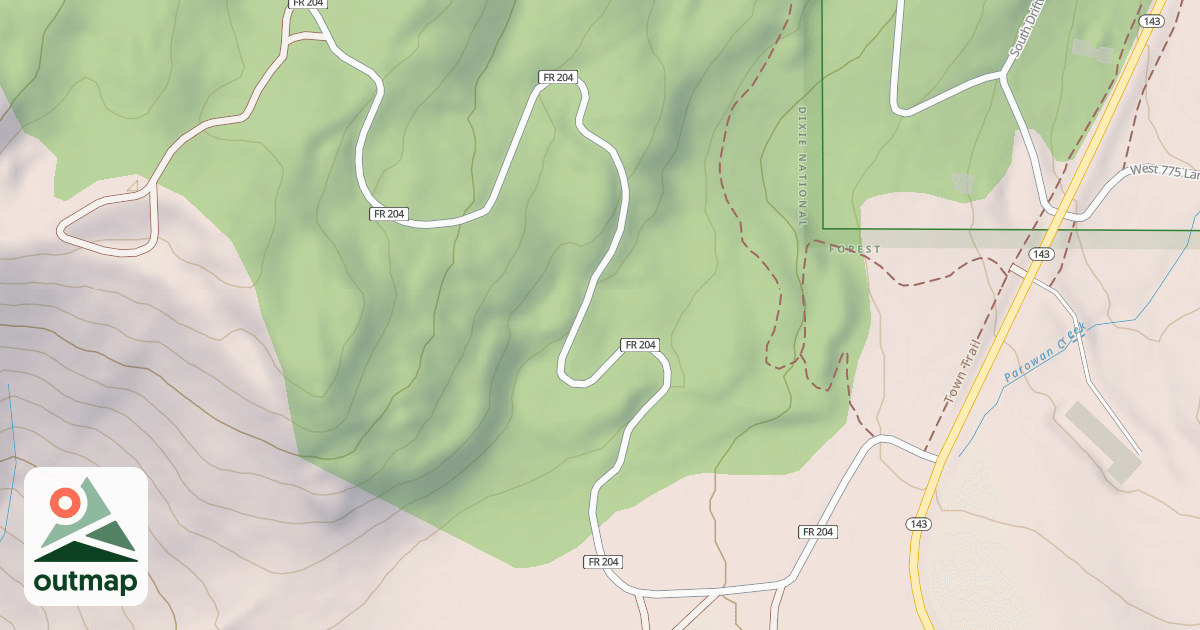 Map of Navajo Point