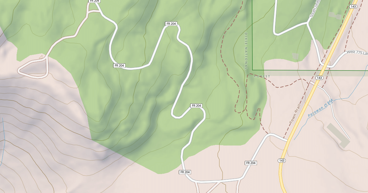 Map preview of Navajo Point