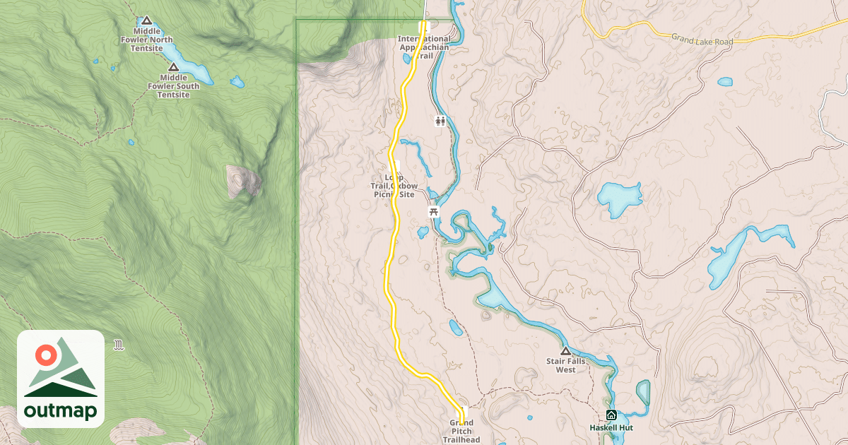 Map of New River Road