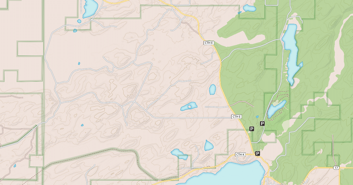Map preview of Vilas County Snowmobile
