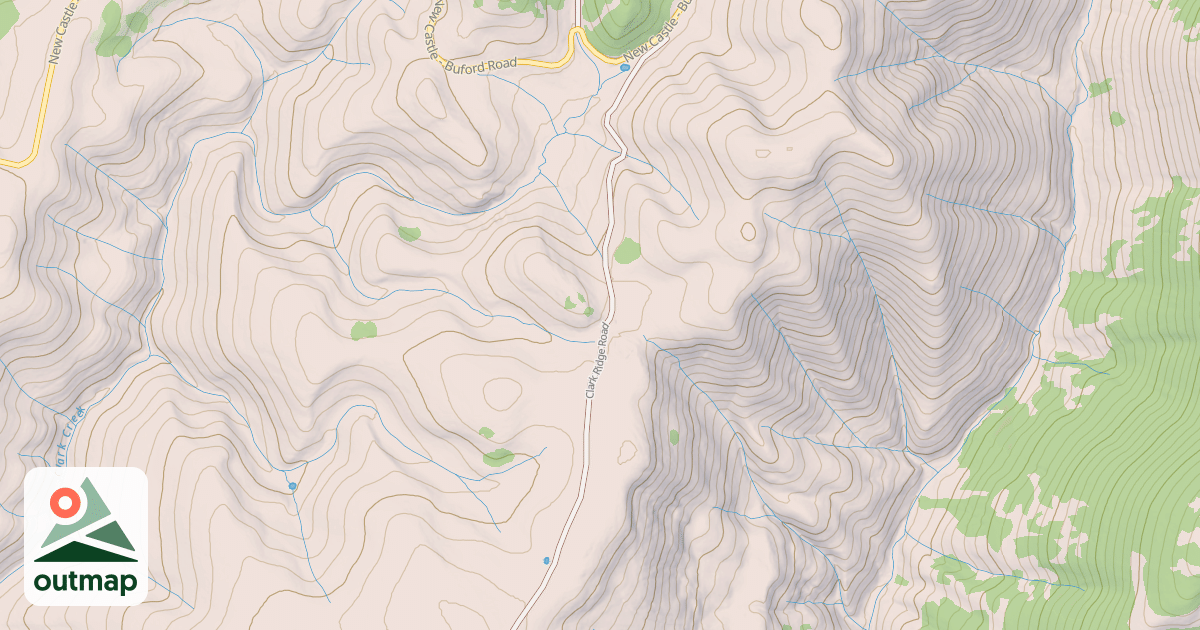 Map of CLARK RIDGE