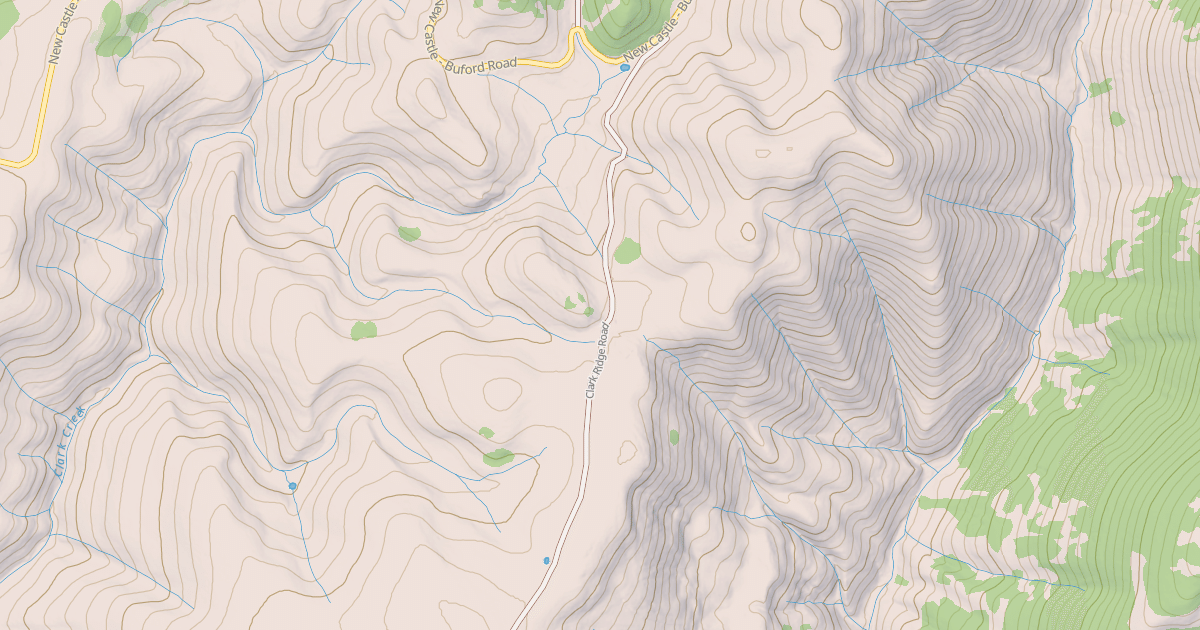 Map preview of CLARK RIDGE