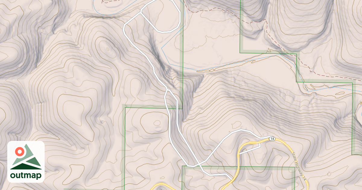 Map of POGUE SPRING