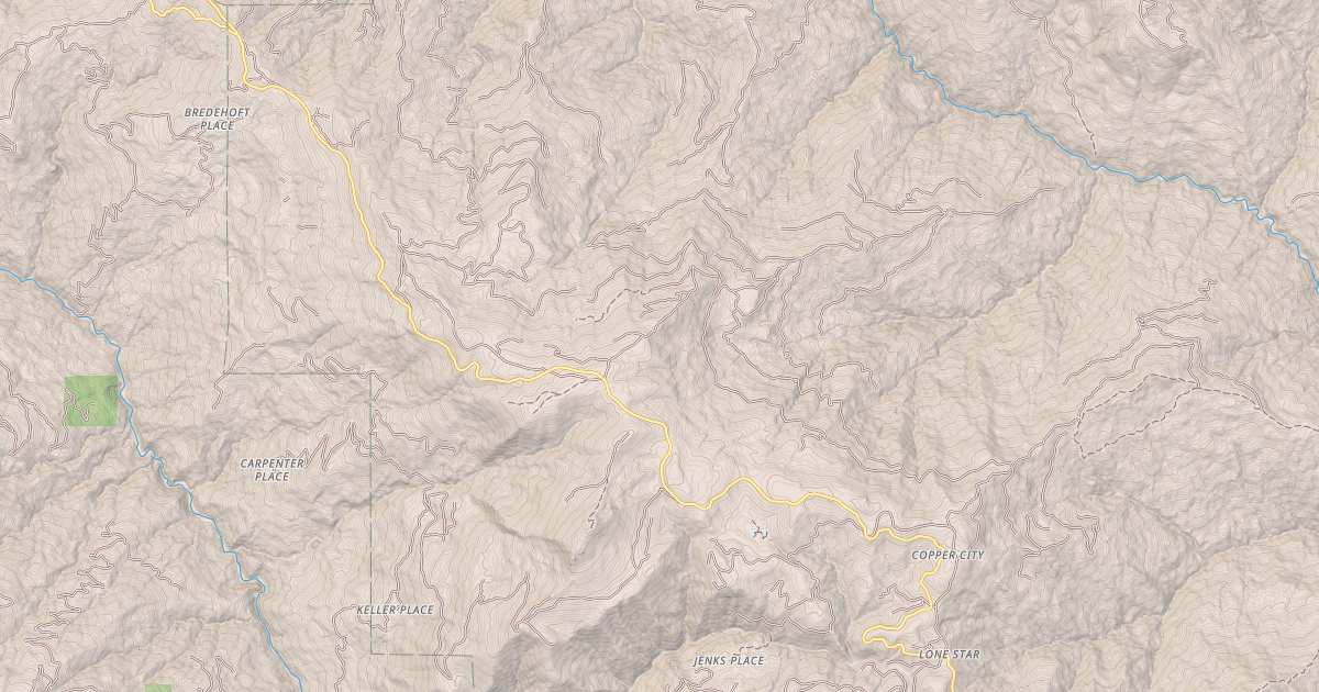 Map preview of RECER RIDGE