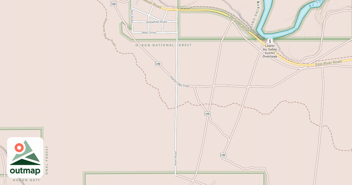 Map of ALVIN RD