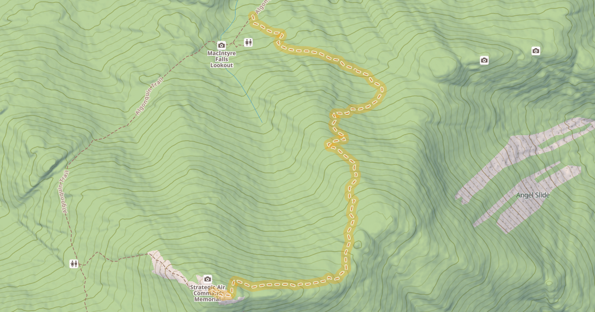 Map preview of Wright Peak Ski Trail