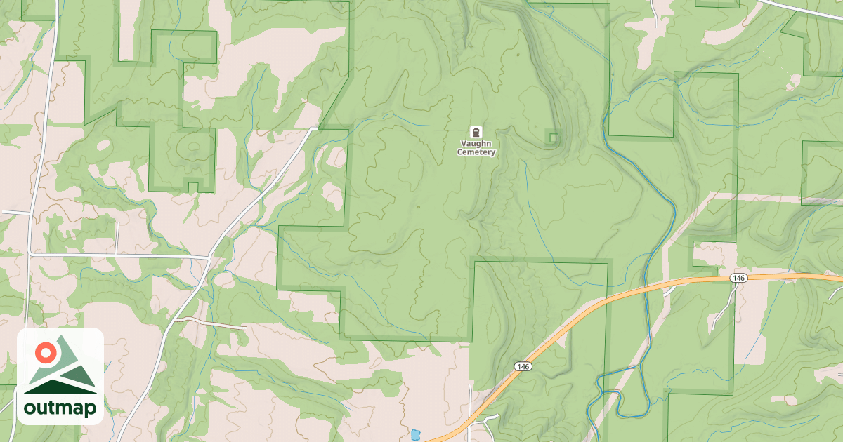 Map of VAUGHN CEM RD