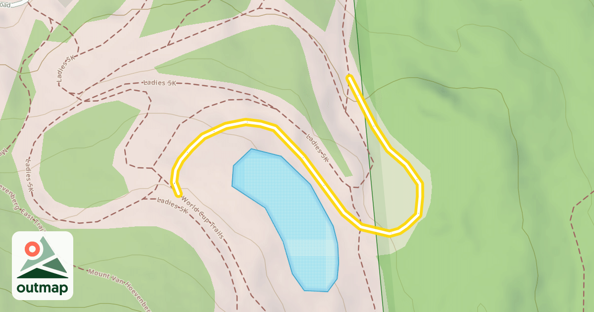 Map of World Cup Trails