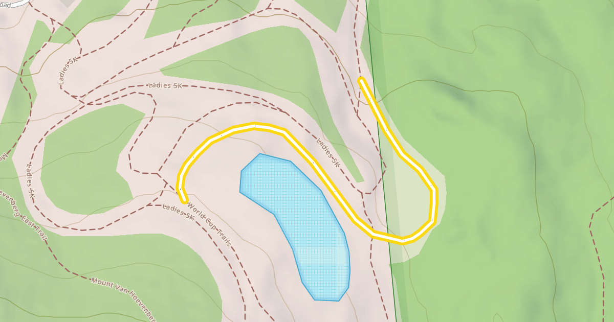 Map preview of World Cup Trails