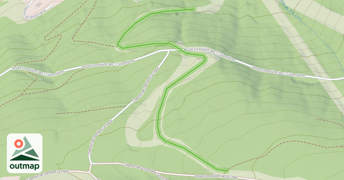 Map of Le Renard