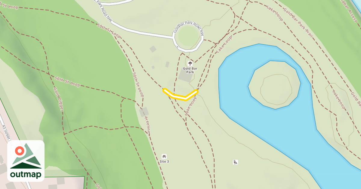 Map of 50th St Loop