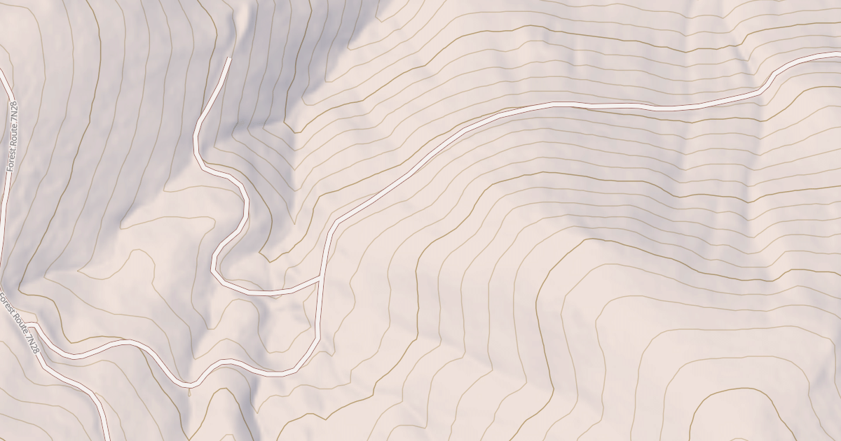Map preview of USFS Motor Vehicle Use Map Roads {4F33927B-E59A-45FB-B727-A592F957BABC}